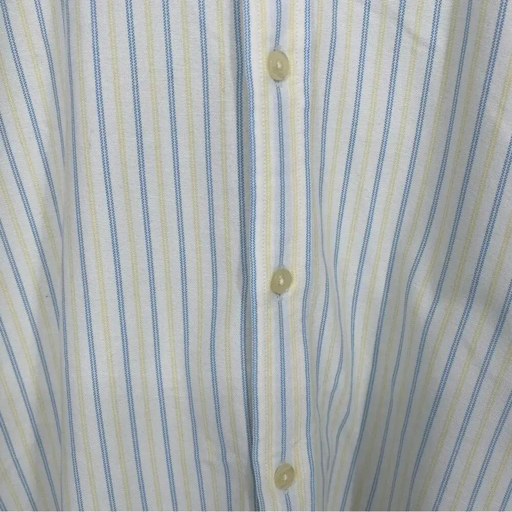 J.CREW‎ Men’s Cotton Long sleeve Stripped Button Down Shirt Office Large